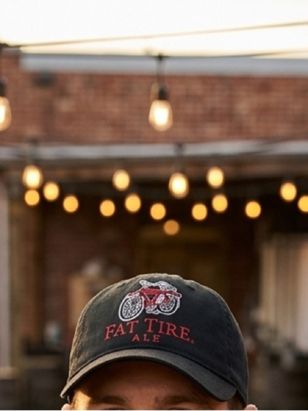🚲 New Belgium Fat Tire Ale Embroidered Hat - Black 🚲